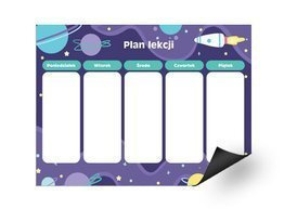 Magnetyczny plan lekcji - W Kosmosie