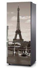 Naklejka na lodówkę - Wieża Eiffla sepia 0059