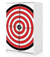 Naklejka na szafę - Tarcza strzelnicza v2 0258