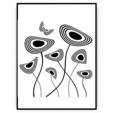 Plakat - Kosmiczne kwiaty