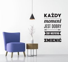 Naklejka na ścianę Każdy Moment
