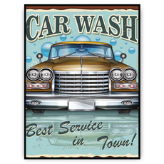 Plakat - Car wash