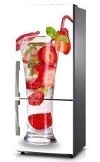 Mata na lodówkę - Koktajl z truskawkami 0339