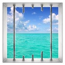 Naklejka na ścianę Okno 3D Morze Karaibskie 0035