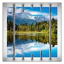 Naklejka na ścianę Okno 3D Spokojne jezioro 0045