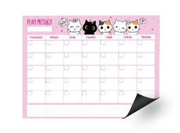 Miesięczny planer magnetyczny - Słodkie Kociaki
