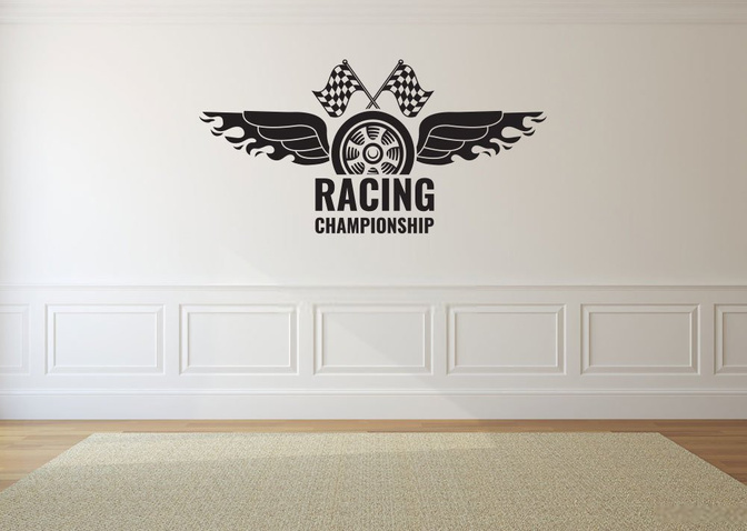 Naklejka na ścianę - Racing Championship