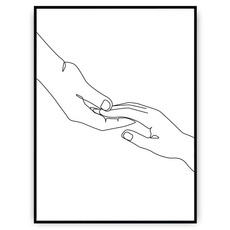 Plakat - Przyjazna dłoń