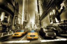 Fototapeta - Manhattan źółte taxi - 0150
