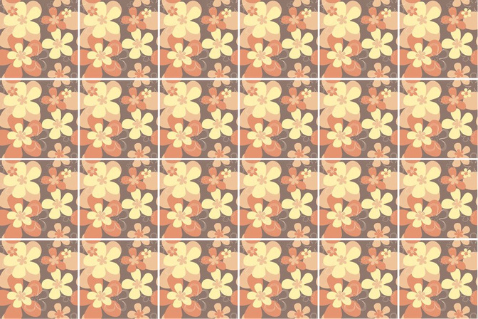 Naklejki na kafelki - patchwork 0033