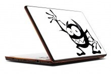 Naklejka na laptopa - Mały monster 0162