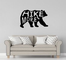 Naklejka na ścianę Hike More