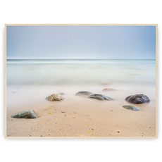 Plakat - Głazy na plaży