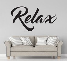 Naklejka na ścianę Relax