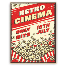 Plakat - Retro cinema