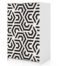 Naklejka na szafę - Nowoczesny wzór v2 0319