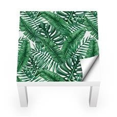 Naklejka na stolik LACK IKEA - Zielone paprocie 0110