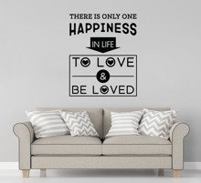 Naklejka na ścianę Happiness