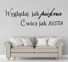 Naklejka na ścianę Piękna i bestia