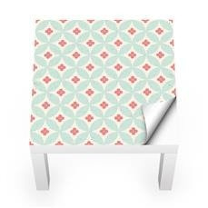 Naklejka na stolik LACK IKEA - Retro wzór 0119