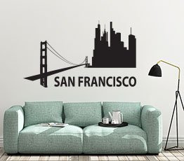 Naklejka na ścianę - San Francisco