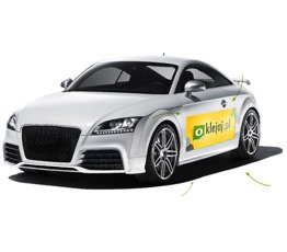 Magnesy na samochód z projektu