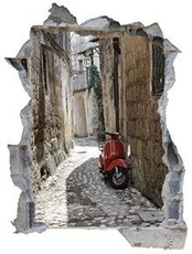 Naklejka na ścianę Dziura 3D - Calcata Włochy 0308