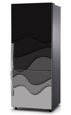 Mata na lodówkę - Szare fale - 1203