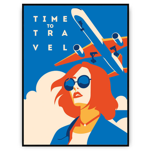 Plakat - Time to travel