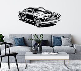 Naklejka na ścianę - Kultowe Auto
