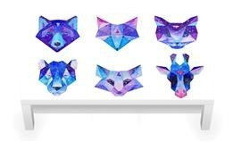 Naklejka na stolik kawowy LACK IKEA - Galaktyczne głowy 0213