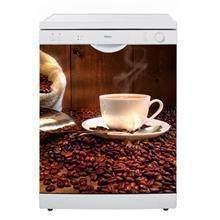 Naklejka na zmywarkę - Aromatyczna kawa 0083