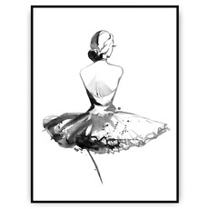 Plakat - Kobieta baletnica