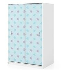 Naklejka na szafę - Kolorowe gwiazdki 0196