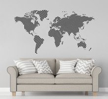 Naklejka na ścianę World circles