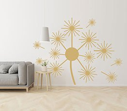 Naklejka na ścianę - Prosty Dmuchawiec