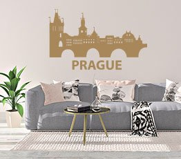 Naklejka na ścianę - Praga