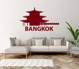 Naklejka na ścianę - Bangkok