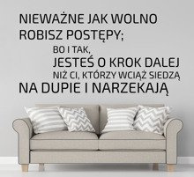 Naklejka na ścianę Postępy