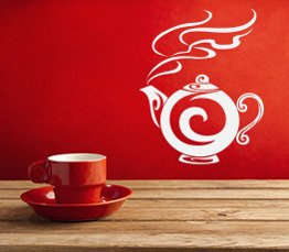 Naklejka na ścianę - Imbryk - 0011