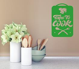 Naklejka na ścianę - Time to cook v2 - 0107