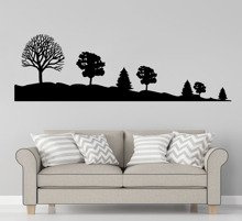 Naklejka na ścianę Drzewa
