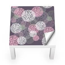 Naklejka na stolik LACK IKEA - Kółka i kółeczka 0156