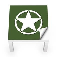 Naklejka na stolik LACK IKEA - Gwiazda 0193