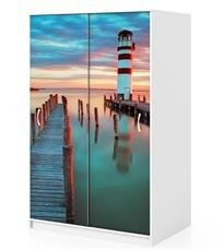 Naklejka na szafę - Pomosty i latarnia 0044