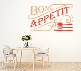 Naklejka na ścianę - Bon Appetit - 0005