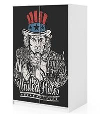 Naklejka na szafę - Uncle Sam 0259