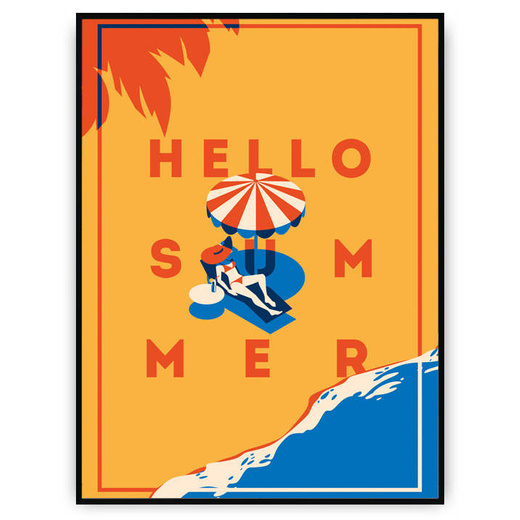 Plakat - Hello summer