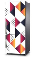 Naklejka na lodówkę - Trójkąty małe i duże 0642