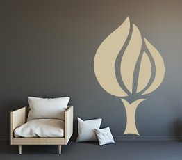 Naklejka na ścianę - Drzewo parkowe